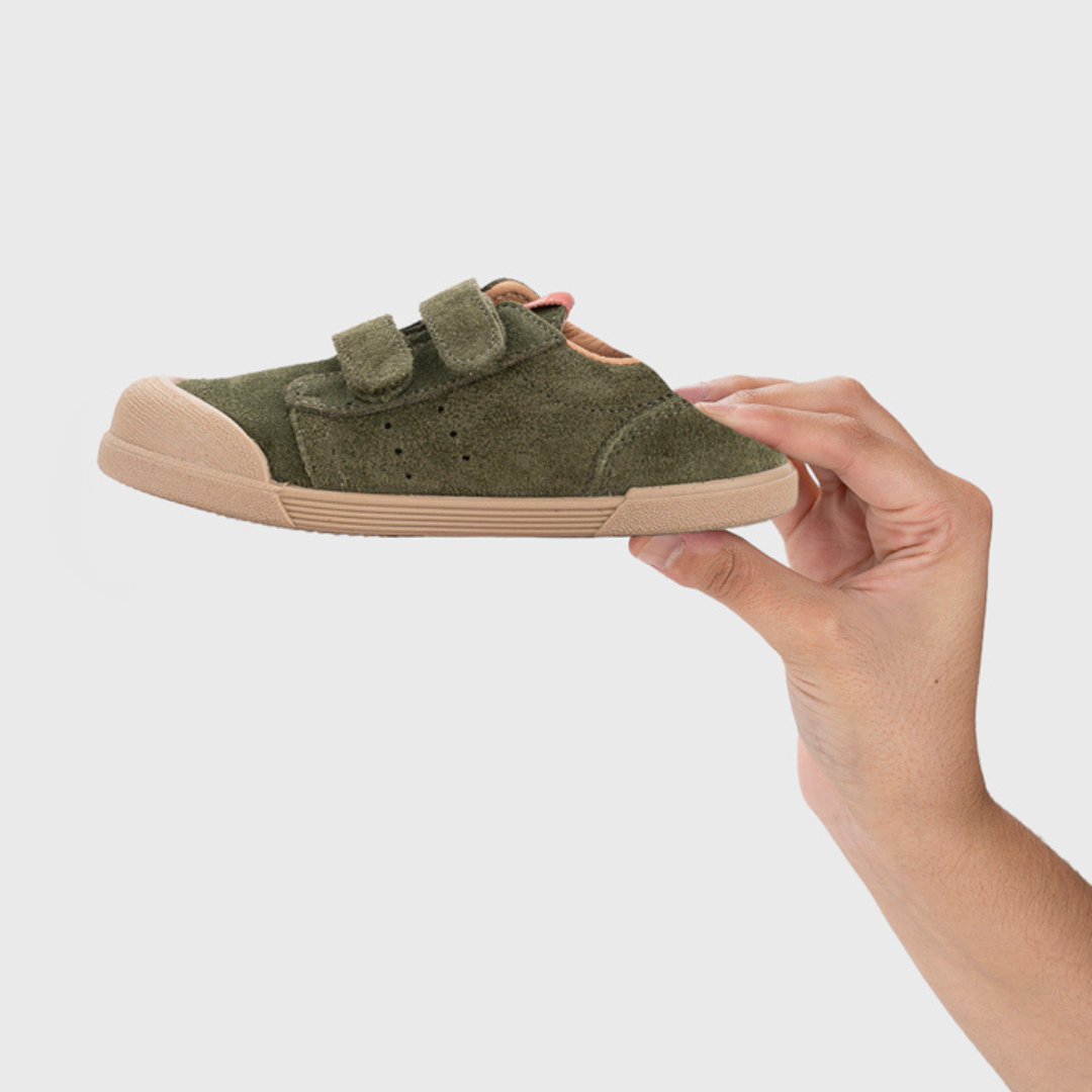 Tennis Suede Kaki in pelle MEDIUM