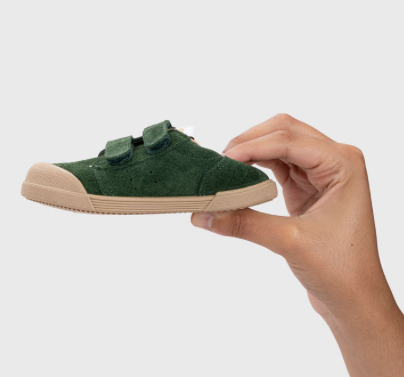 Tennis Suede Verde in pelle MEDIUM
