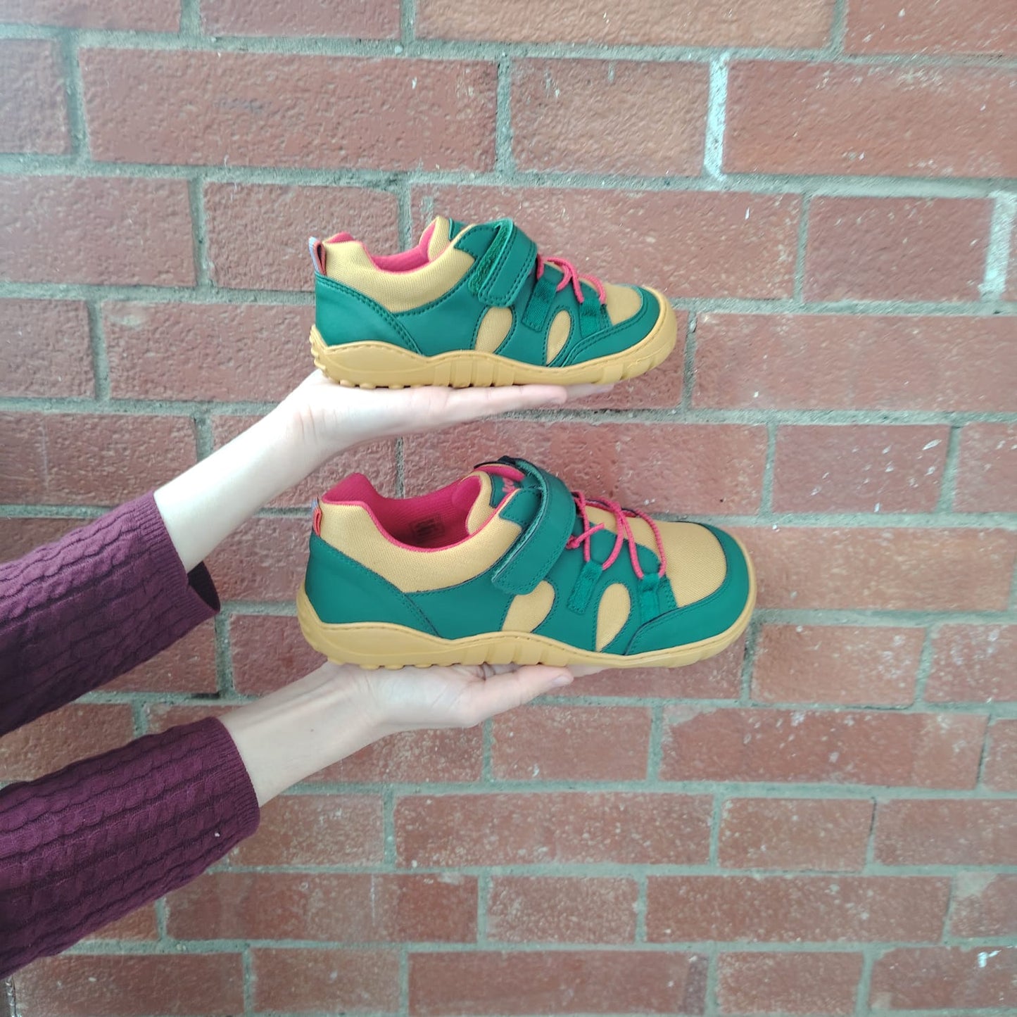 Sneakers trekking Mateo Yellow bimbi