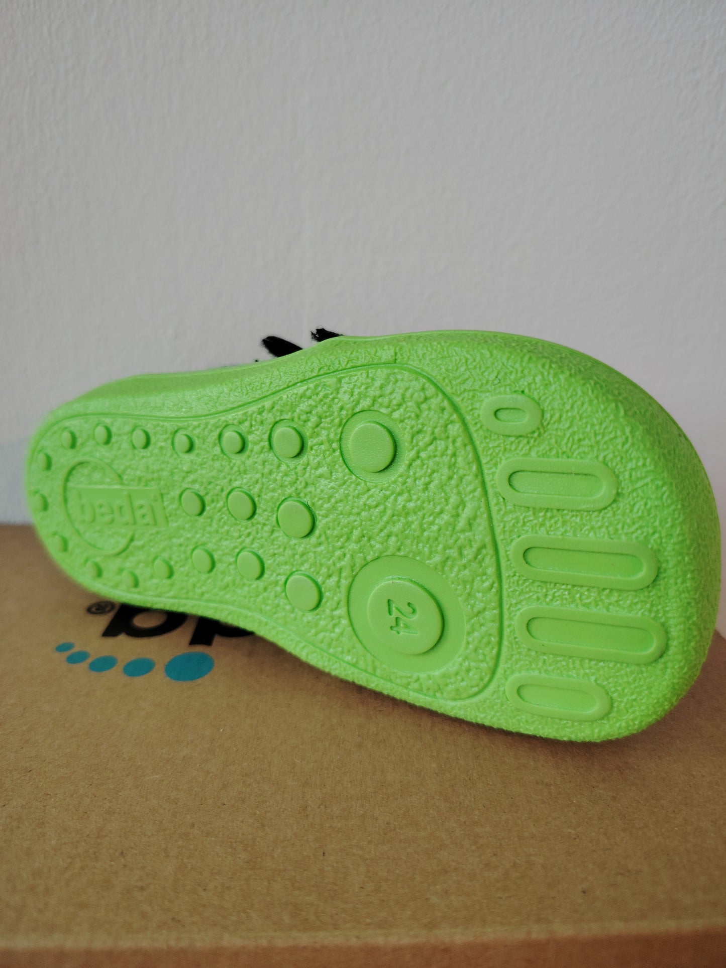Sneakers mesh vegan Blu Lime (19-22)