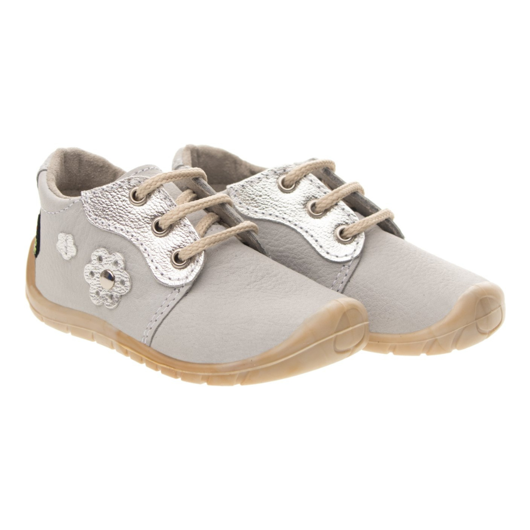 Scarpine in pelle ghiaccio