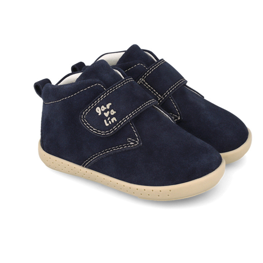 Scarpine blu scamosciate