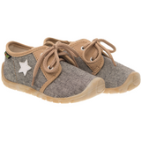 Scarpine tessuto grigio con stella