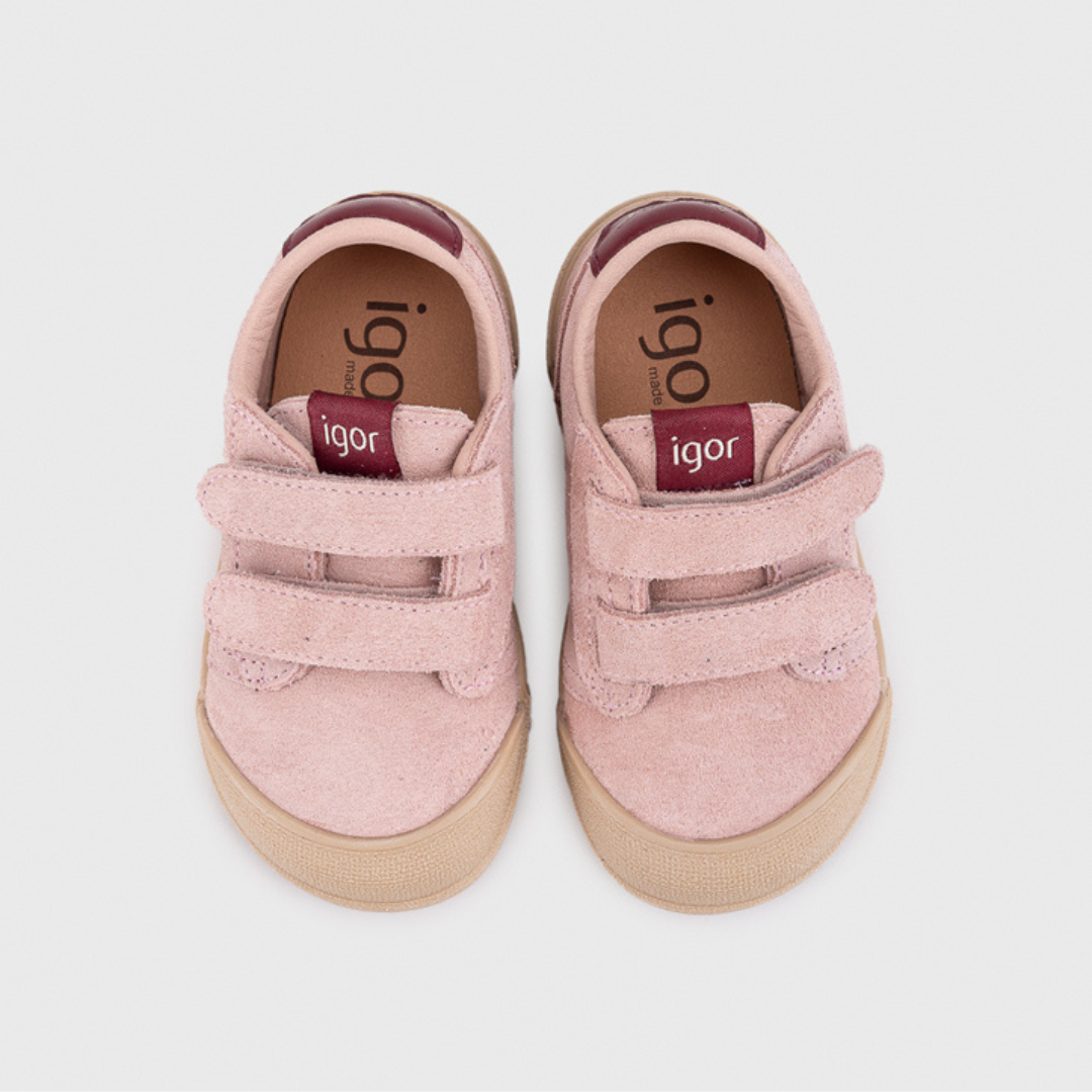 Tennis Suede Rosa in pelle MEDIUM