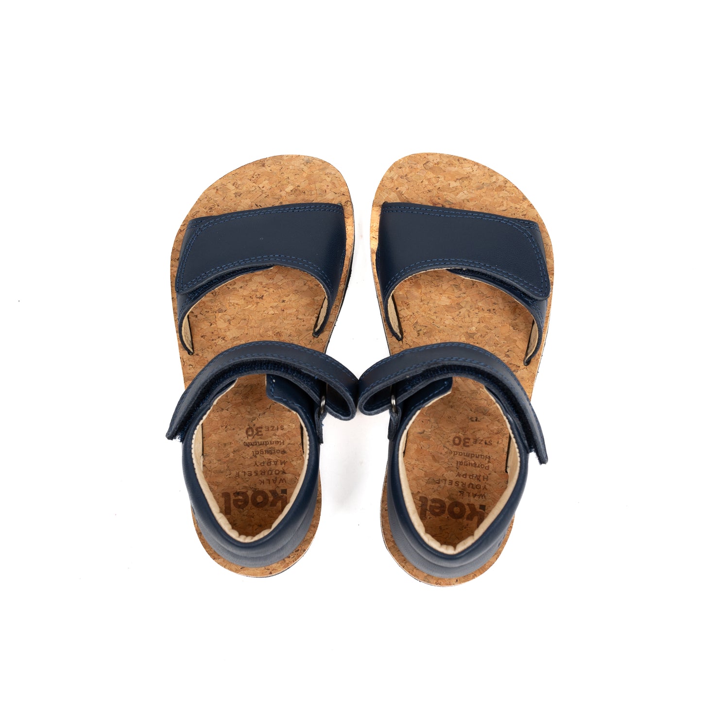 Amelia blu in pelle