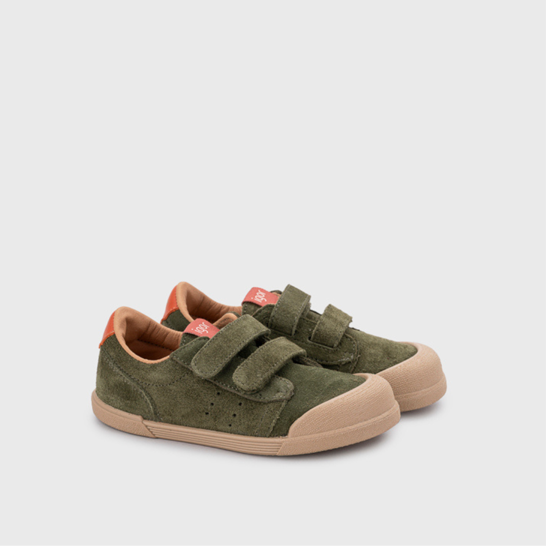 Tennis Suede Kaki in pelle MEDIUM