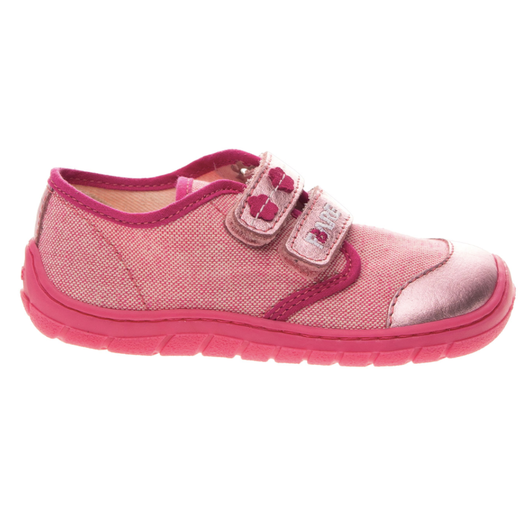 Sneakers tessuto rosa