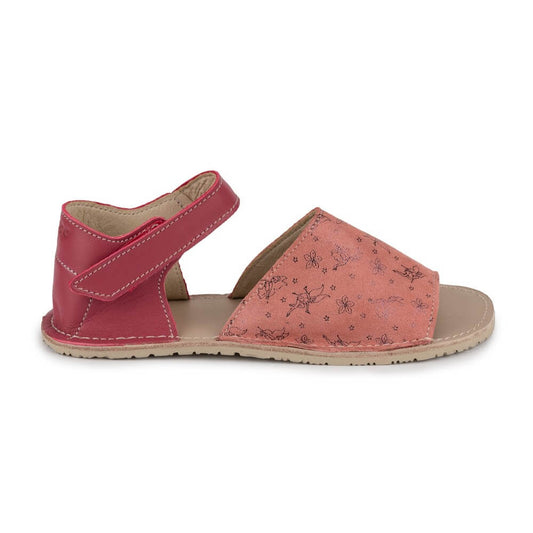 Coral Raspberry Fairy in leather