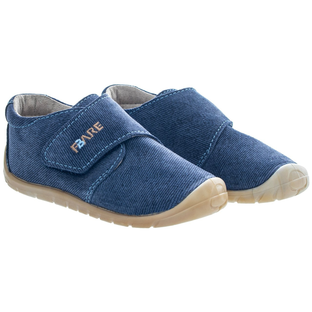 Scarpine in pelle denim