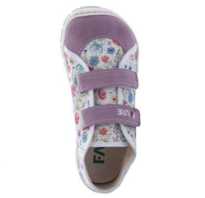 Sneakers tessuto a fiori