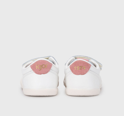 Tennis Basic Rosa in pelle (20-22) MEDIUM