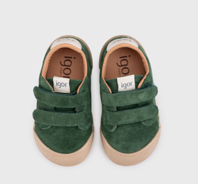 Tennis Suede Verde in pelle MEDIUM
