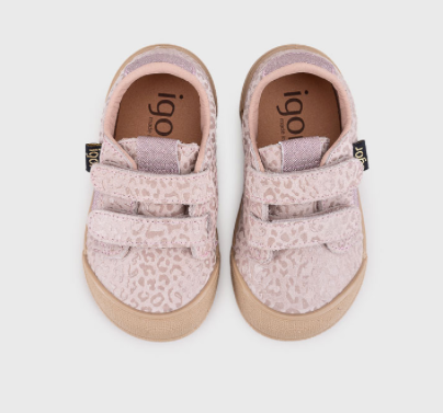 Tennis Leo Rosa in pelle (20-22) MEDIUM