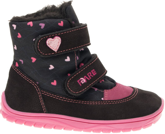 Padded Boots with Hearts