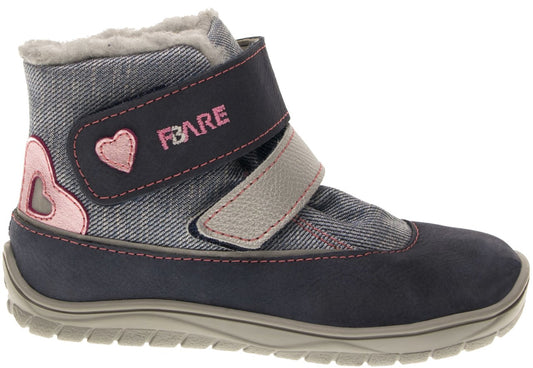Padded Boots Heart Metallic