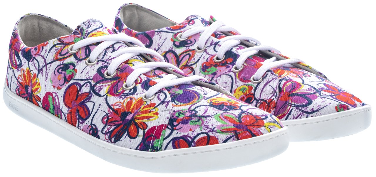 Sneakers a fiori Pop Art FareBare