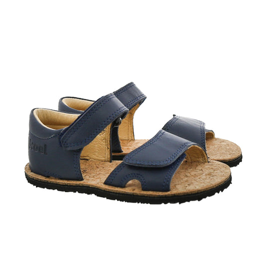 Amelia blu in pelle