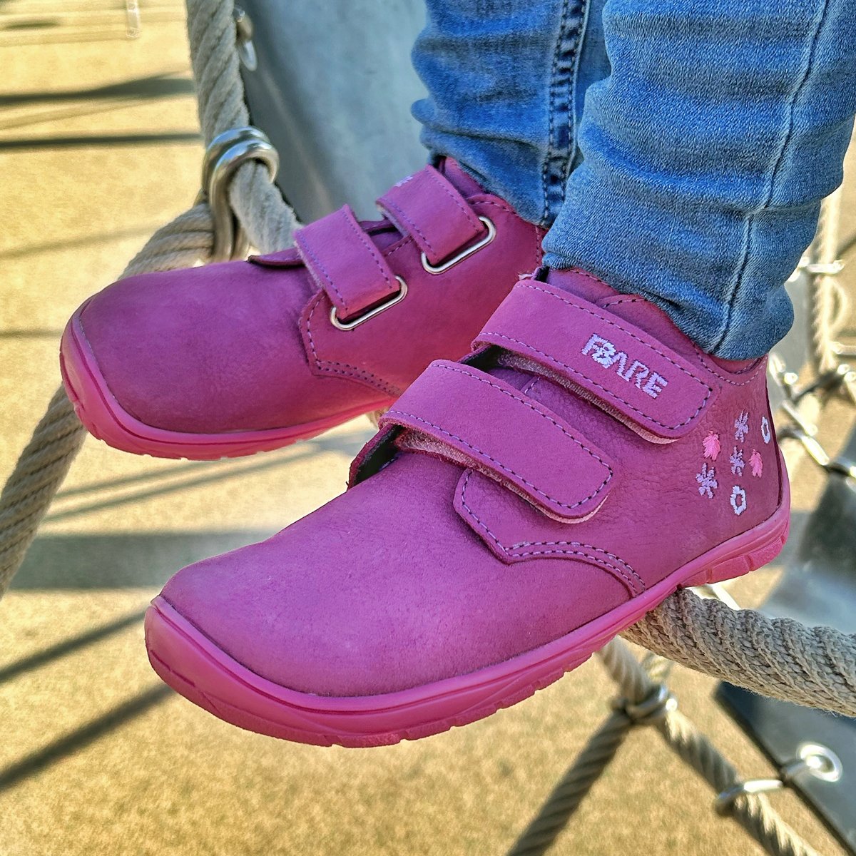 Scarpe caviglia alta Fiori