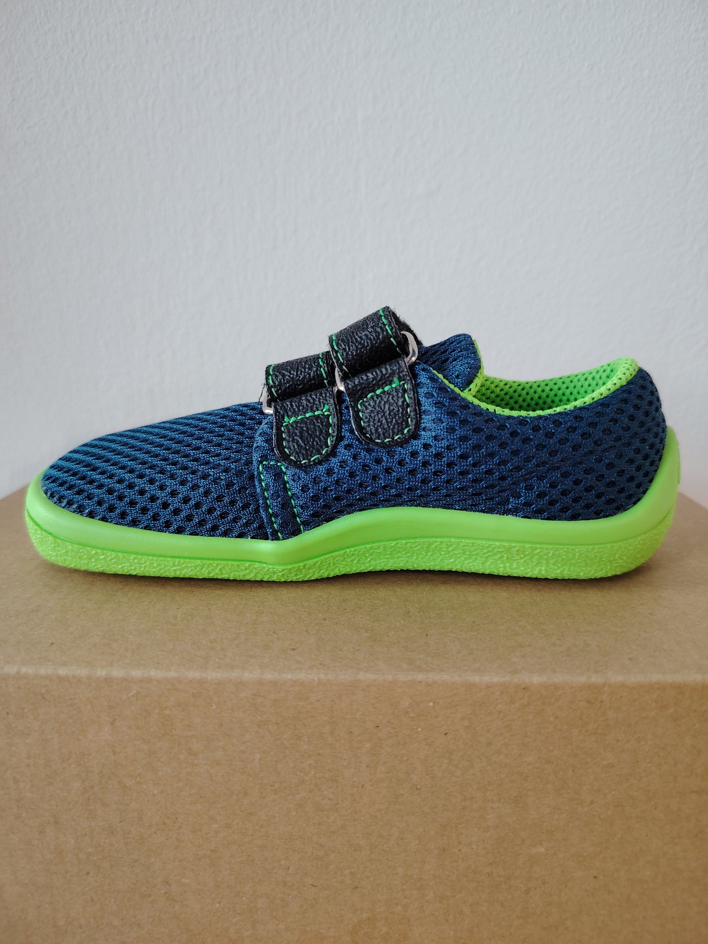 Sneakers mesh vegan Blu Lime