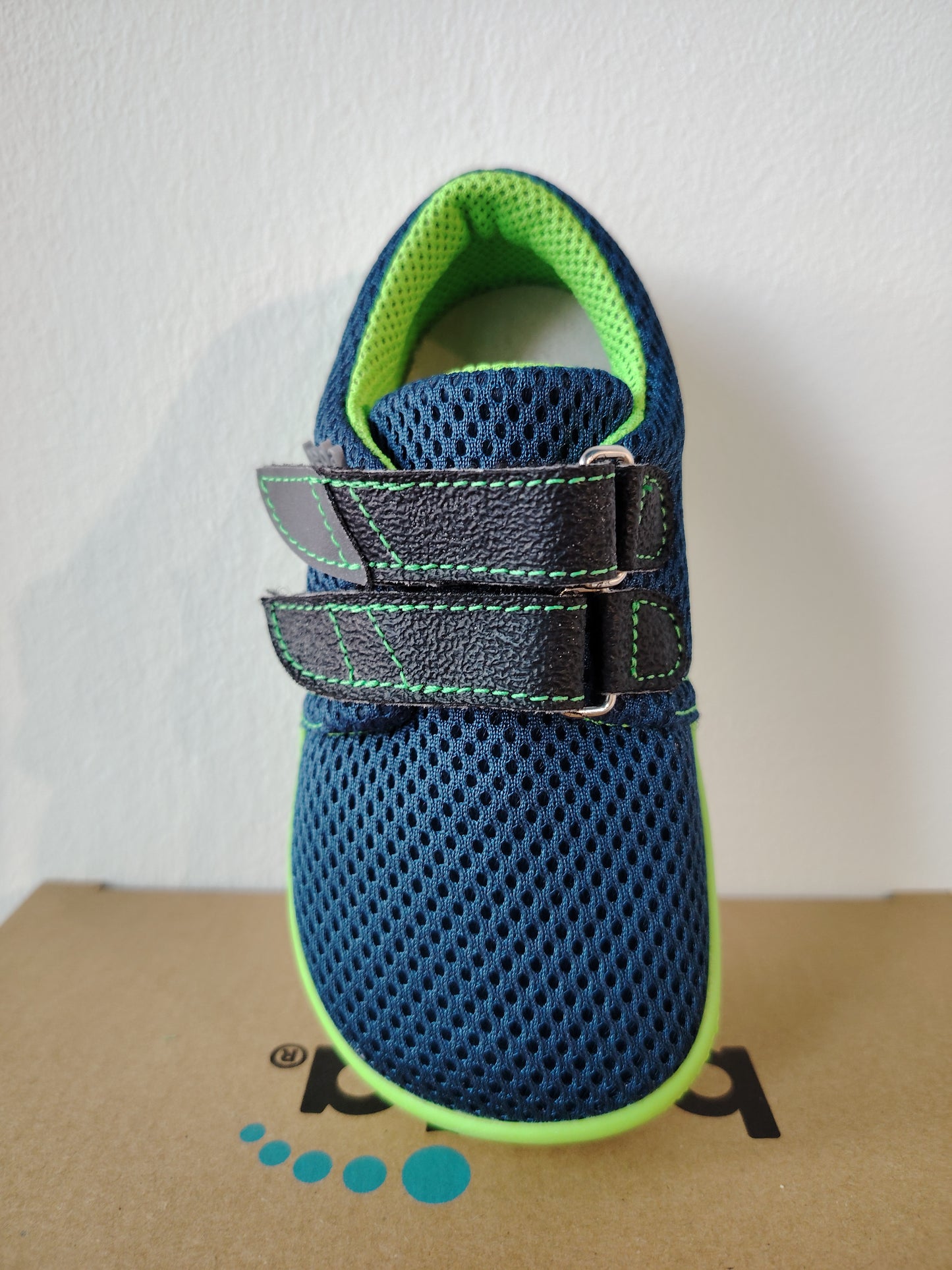 Sneakers mesh vegan Blu Lime