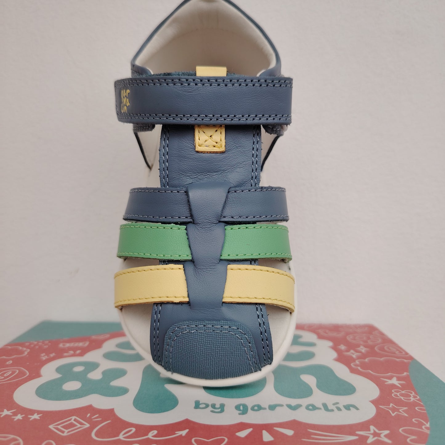 Sandaletto Indigo in pelle