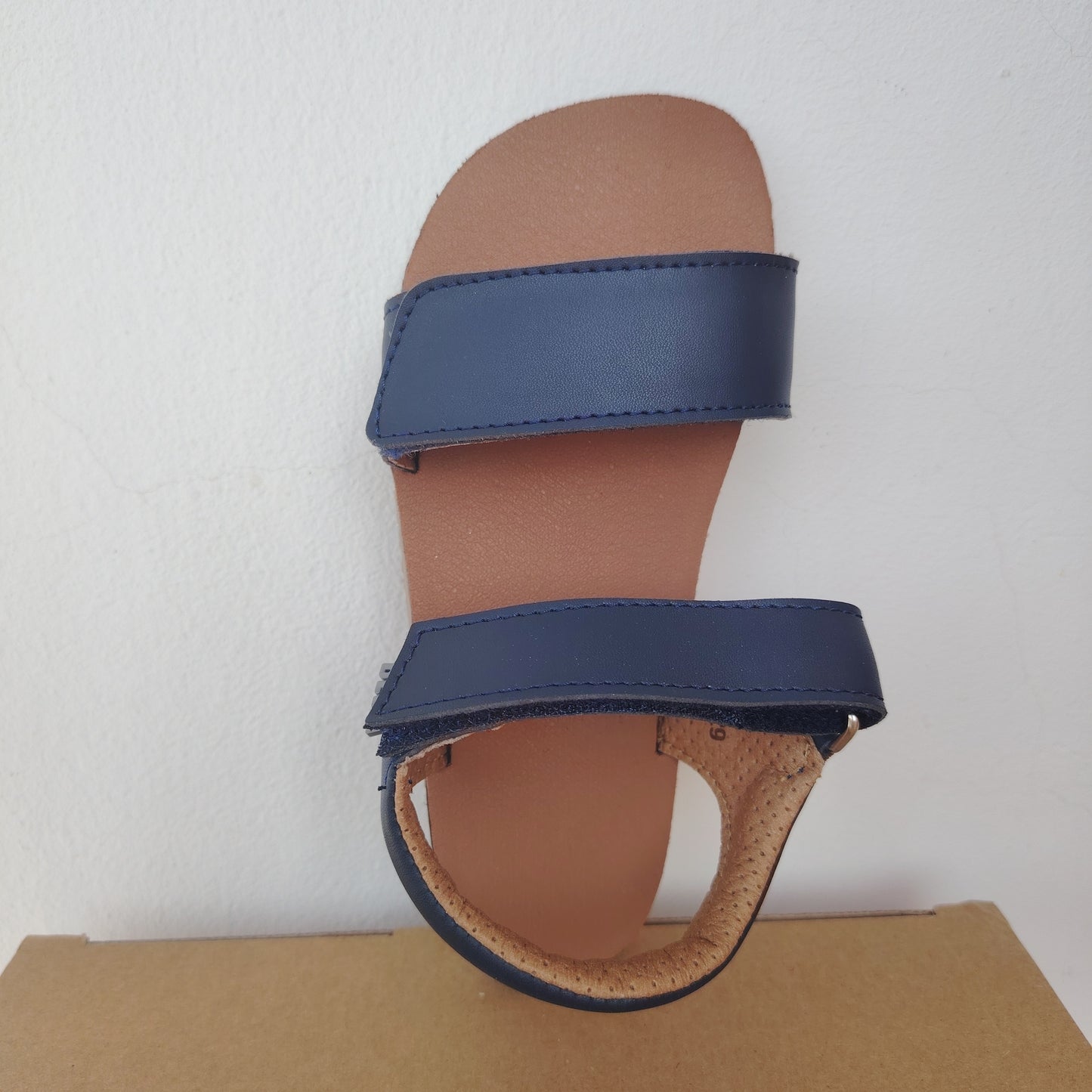 Sandaletti Navy in similpelle