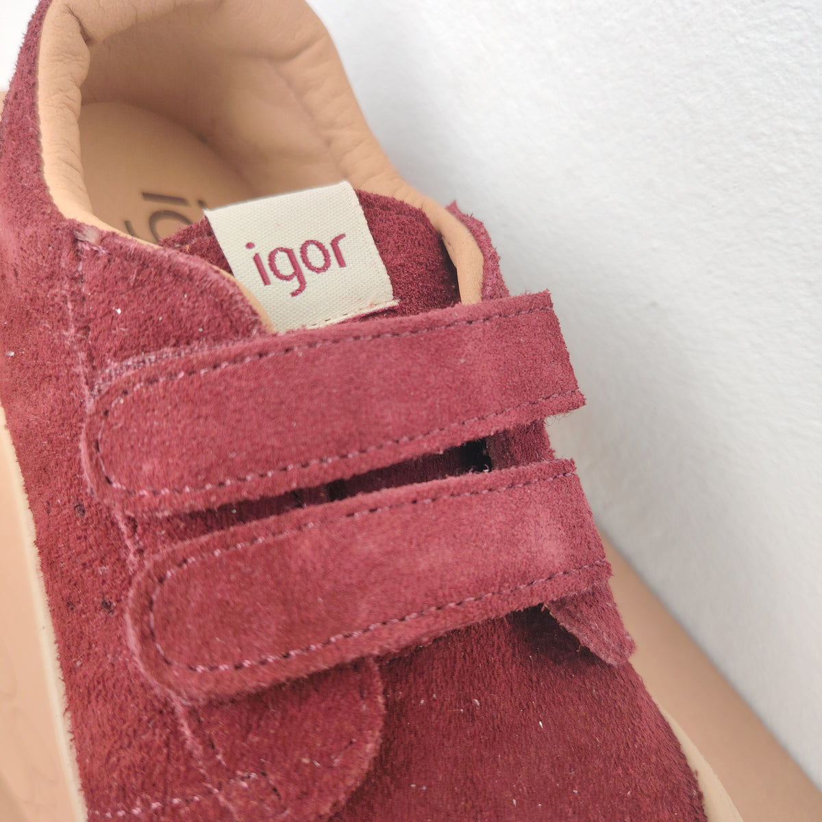 Tennis Suede Bordeaux in pelle MEDIUM
