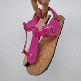 Abriana Fuchsia in pelle