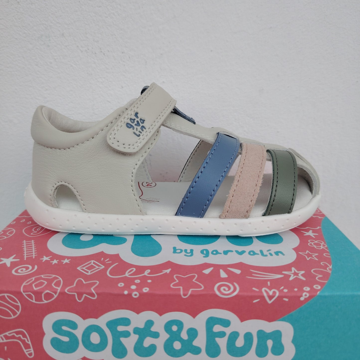 Sandaletti in pelle - vari colori