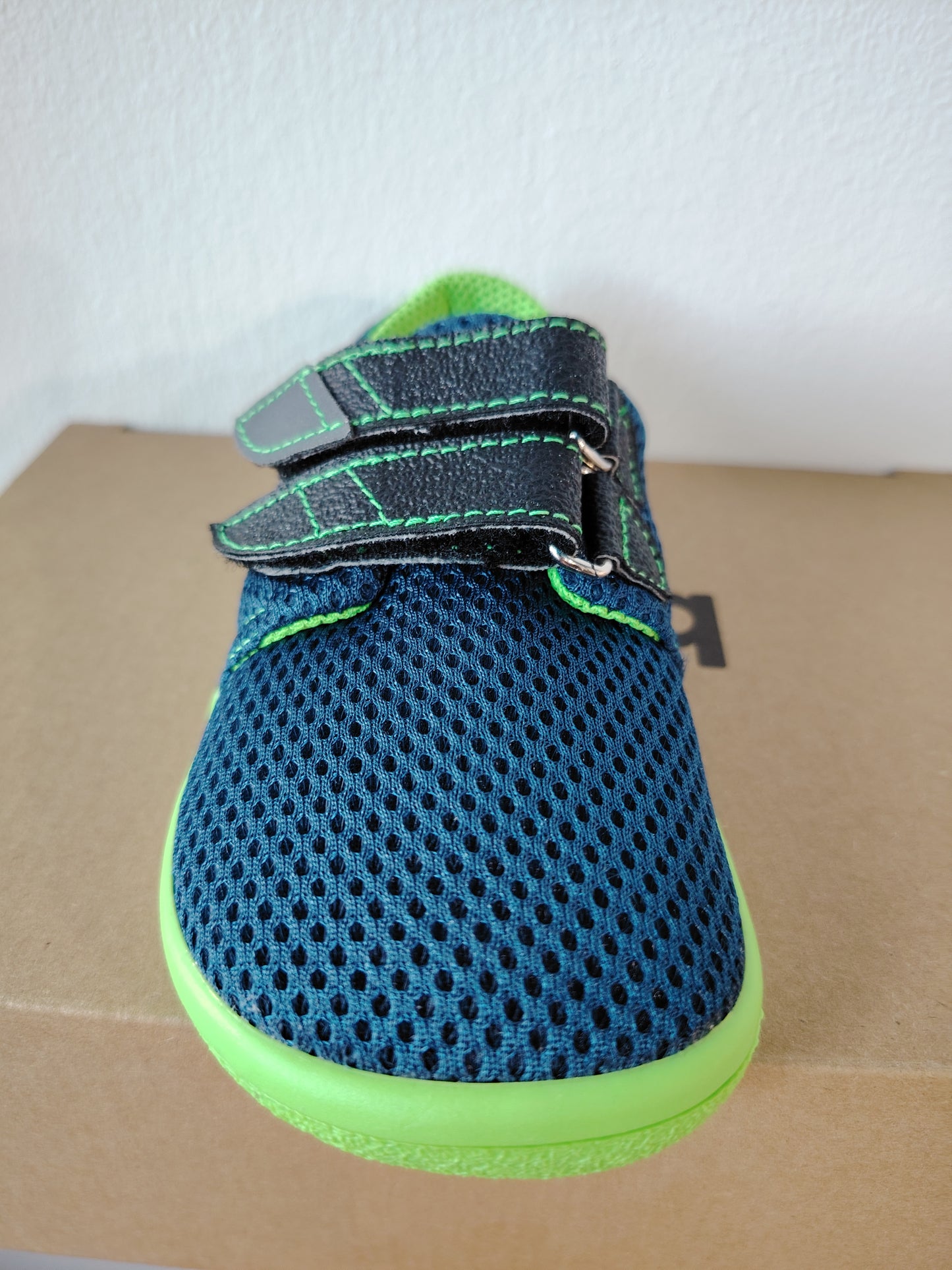 Sneakers mesh vegan Blu Lime