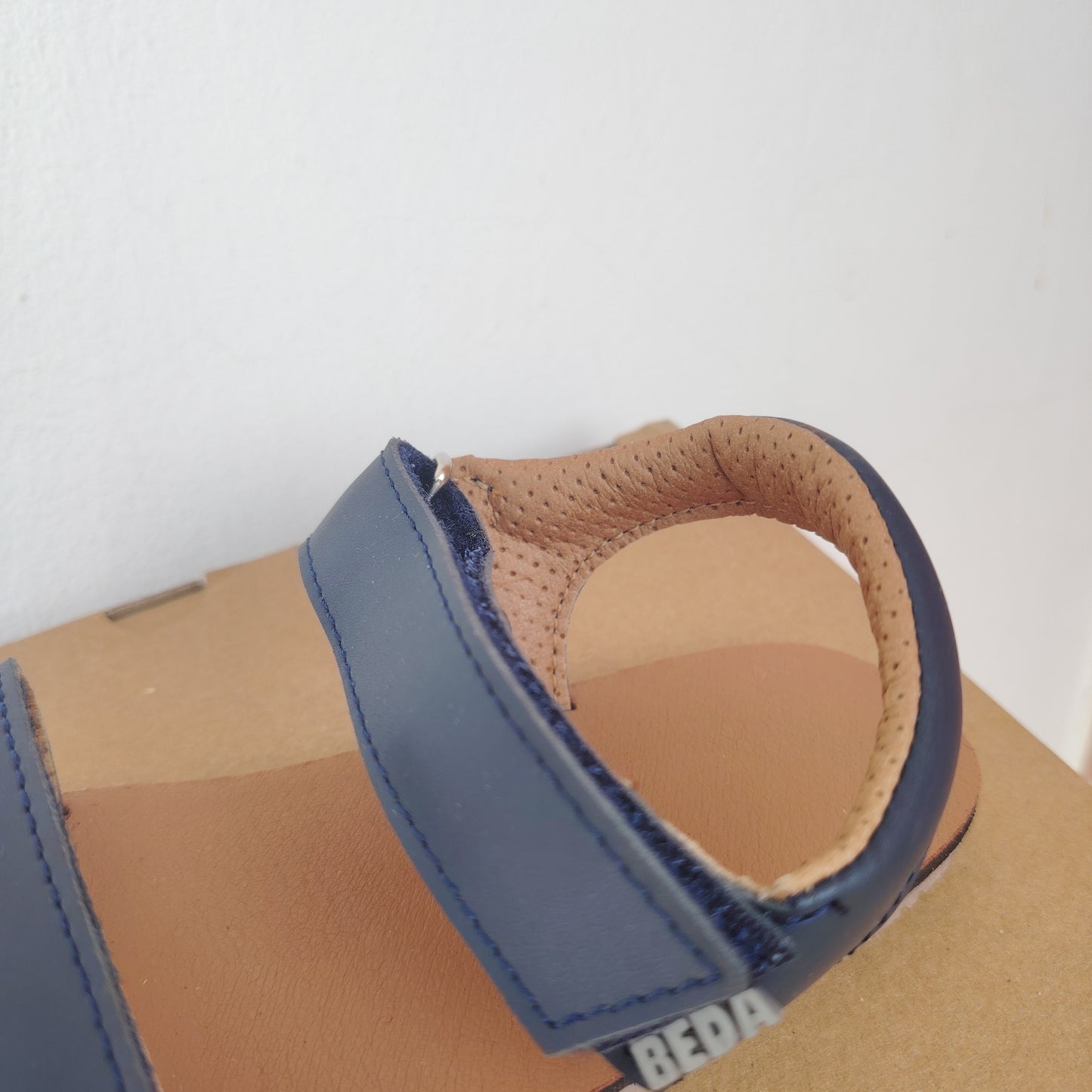 Sandaletti Navy in similpelle