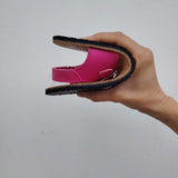Abriana Fuchsia in pelle