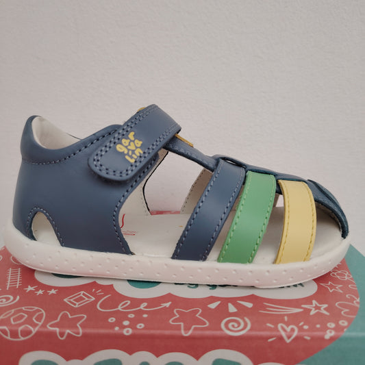 Indigo Leather Sandal