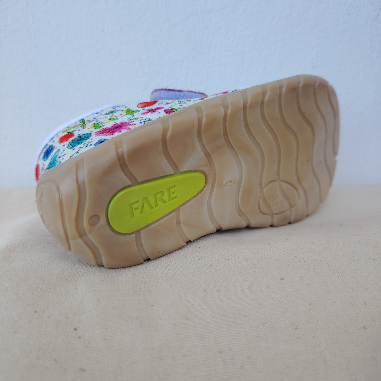 Scarpine tessuto a fiori