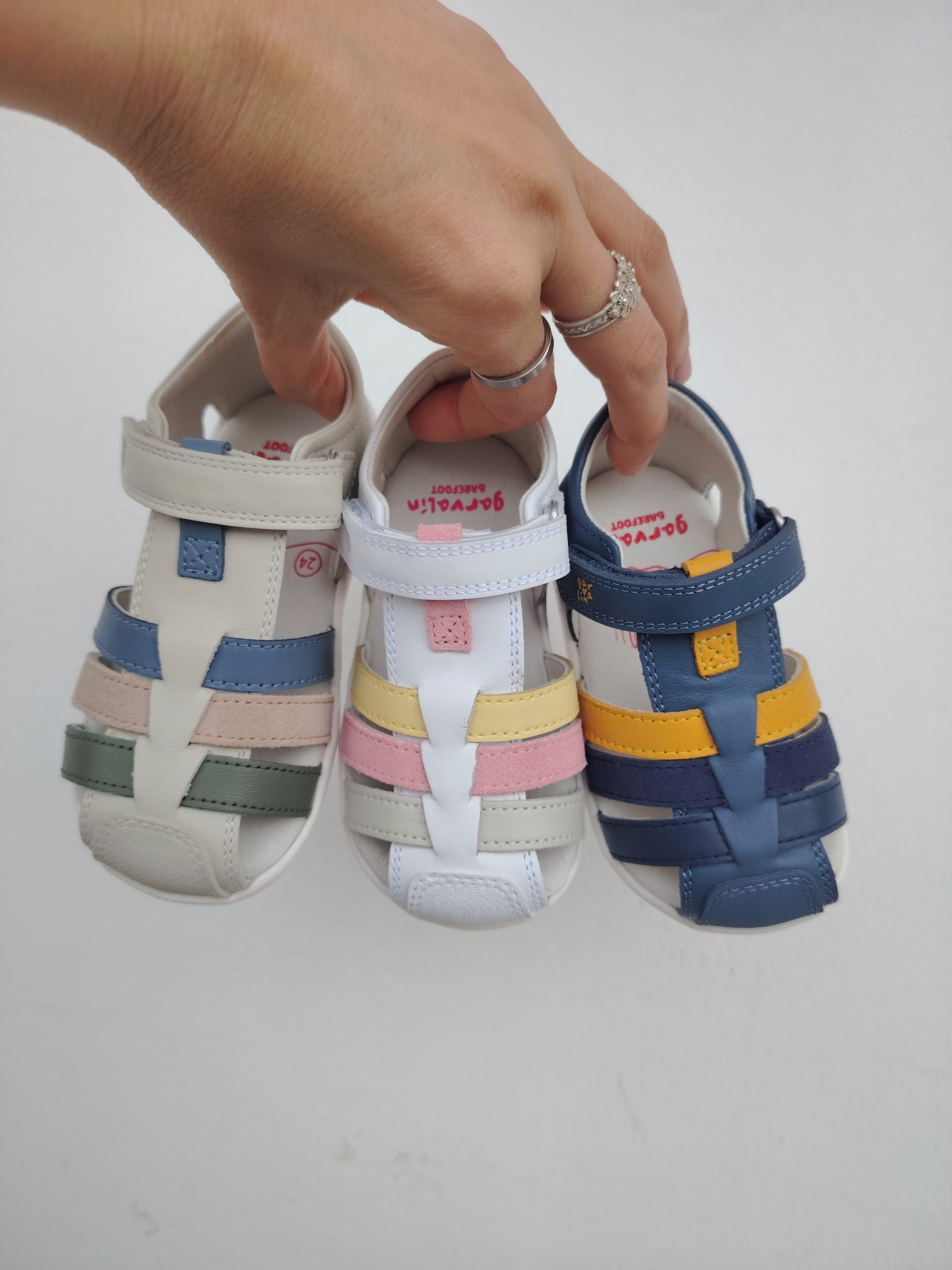 Sandaletti in pelle - vari colori