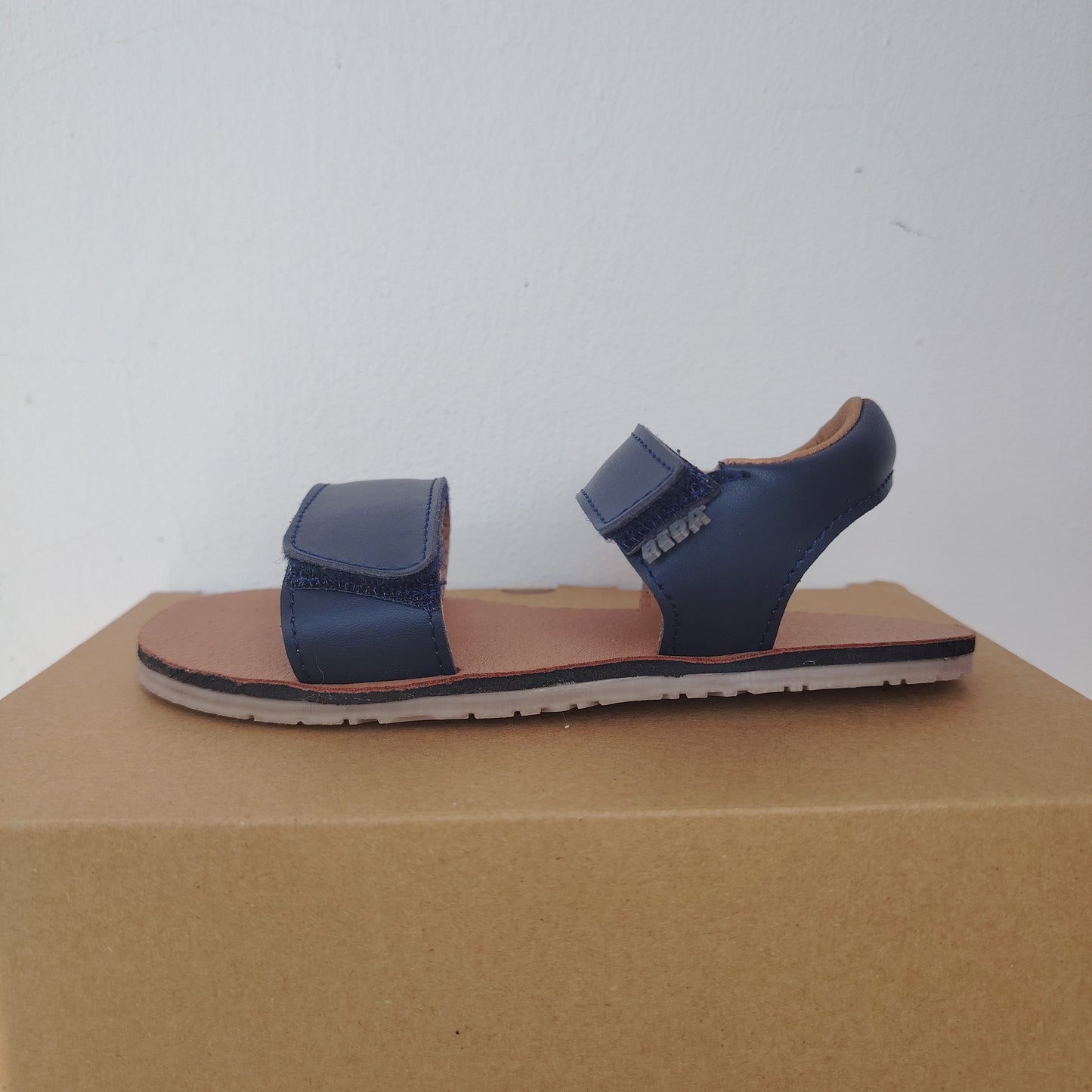 Sandaletti Navy in similpelle