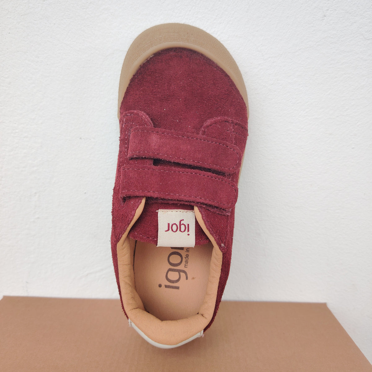 Tennis Suede Bordeaux in pelle MEDIUM